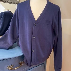 Limited Edition Nike Therma-fit Golf navy cardigan with 2018 RYDER CUP logo